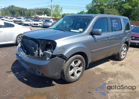 2013 Honda Pilot Ex-L from USA, damaged, VIN 5FNYF4H50DB071361